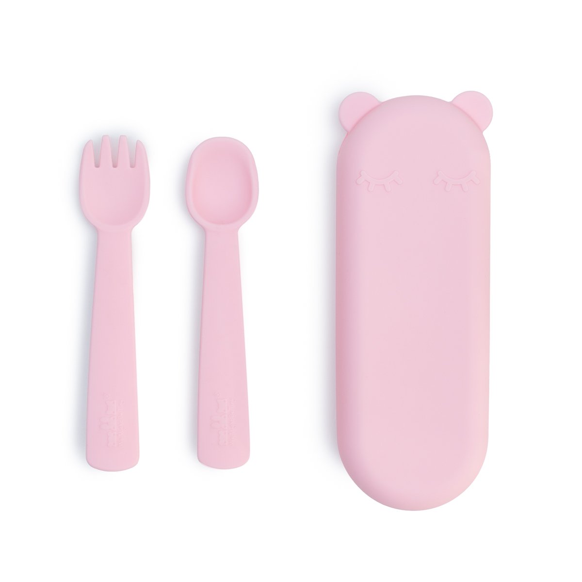 Feedie Fork & Spoon Set  Dusty Rose – pucciManuli